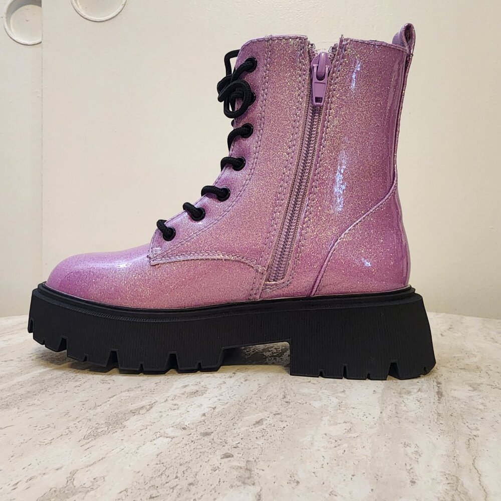 Sugar Little And Big Girls Jazzy Combat Boot - C042 - Picture 7 of 12